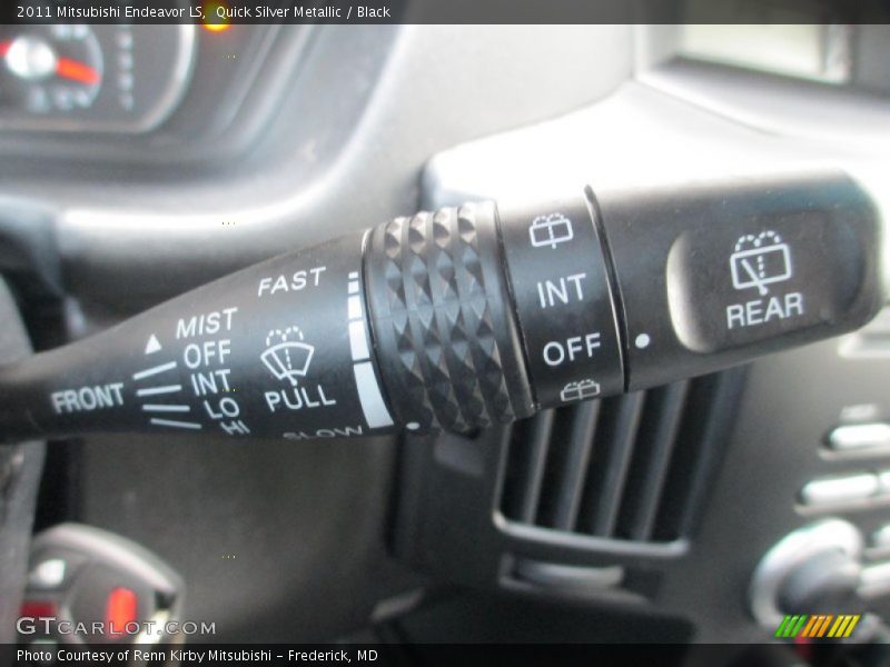 Quick Silver Metallic / Black 2011 Mitsubishi Endeavor LS