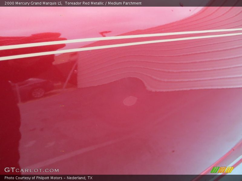 Toreador Red Metallic / Medium Parchment 2000 Mercury Grand Marquis LS