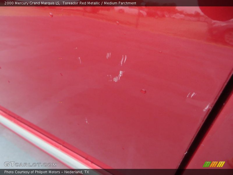 Toreador Red Metallic / Medium Parchment 2000 Mercury Grand Marquis LS