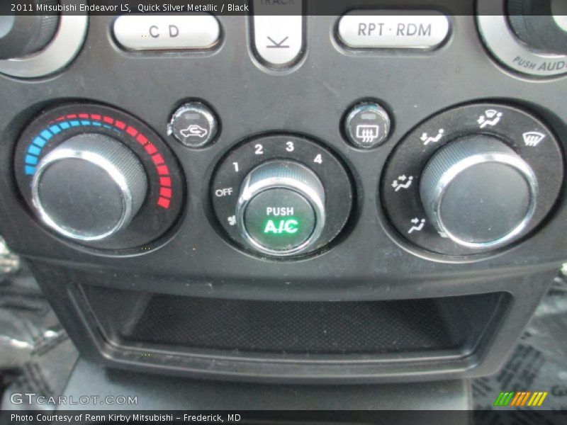 Quick Silver Metallic / Black 2011 Mitsubishi Endeavor LS
