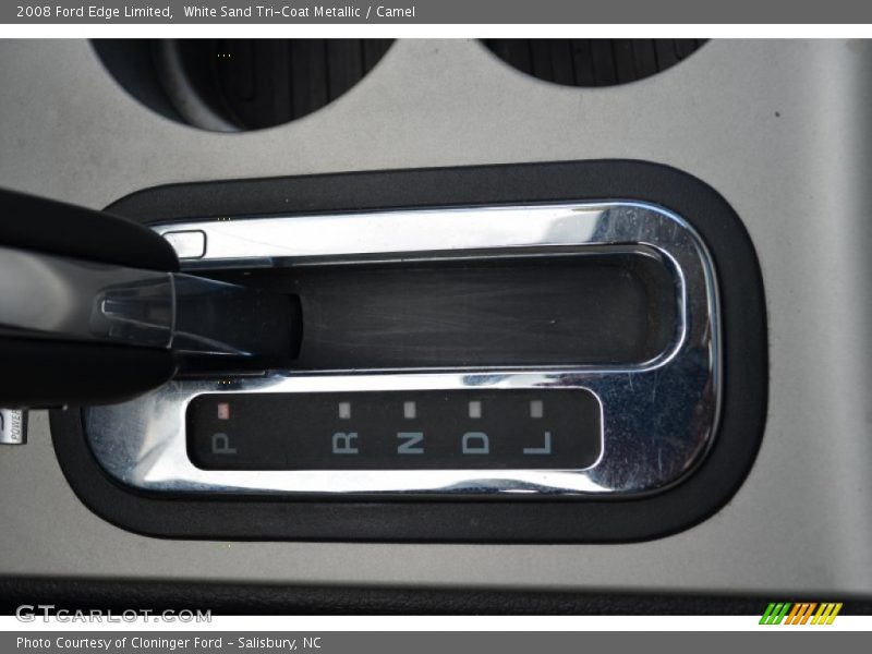 White Sand Tri-Coat Metallic / Camel 2008 Ford Edge Limited