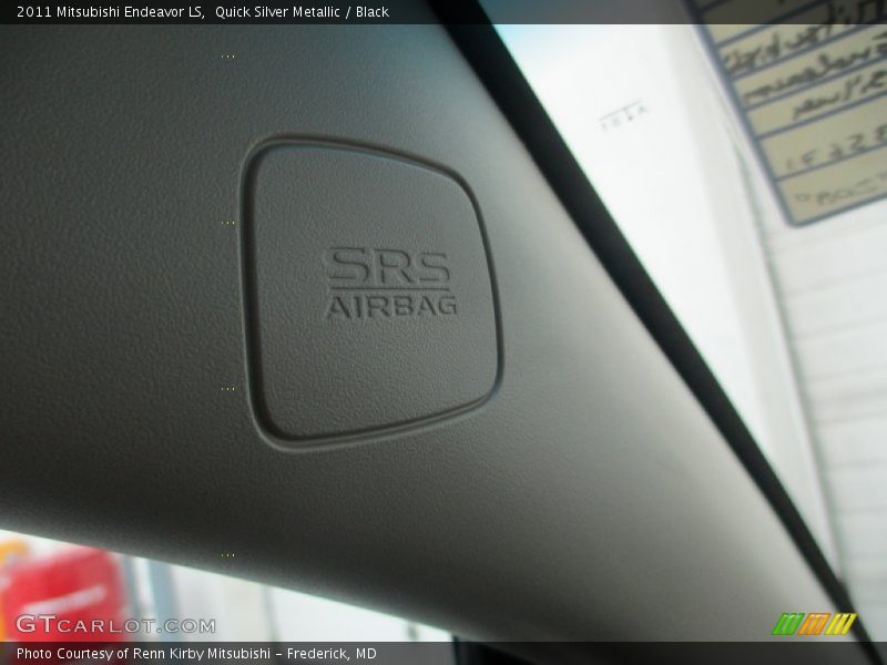 Quick Silver Metallic / Black 2011 Mitsubishi Endeavor LS