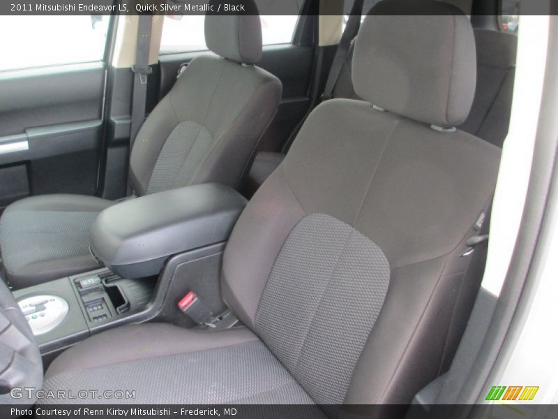 Quick Silver Metallic / Black 2011 Mitsubishi Endeavor LS