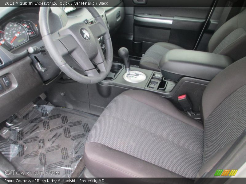 Quick Silver Metallic / Black 2011 Mitsubishi Endeavor LS
