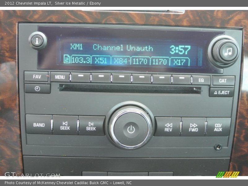 Silver Ice Metallic / Ebony 2012 Chevrolet Impala LT