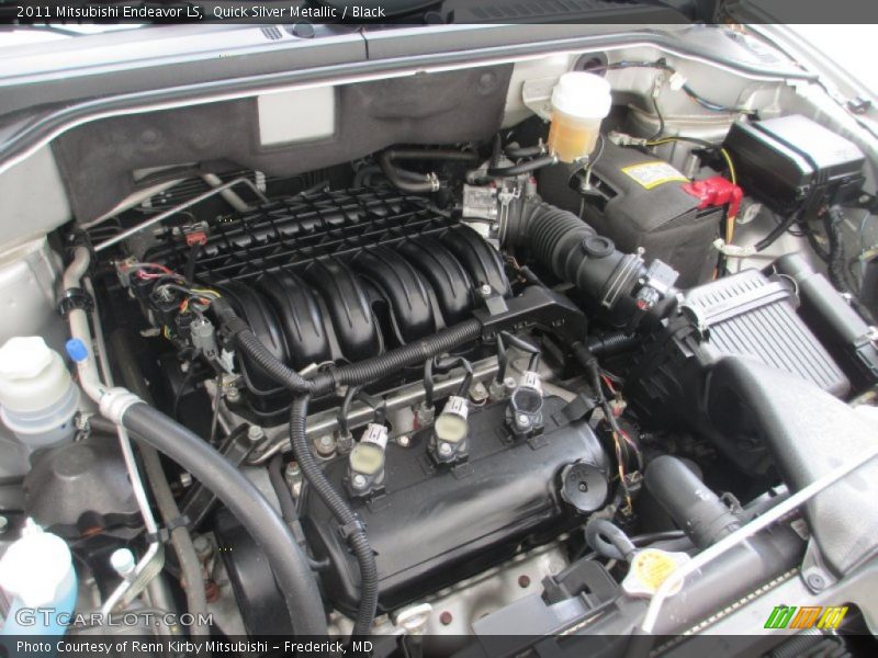 Quick Silver Metallic / Black 2011 Mitsubishi Endeavor LS