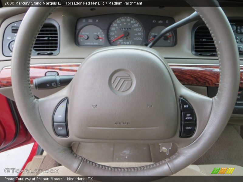 Toreador Red Metallic / Medium Parchment 2000 Mercury Grand Marquis LS