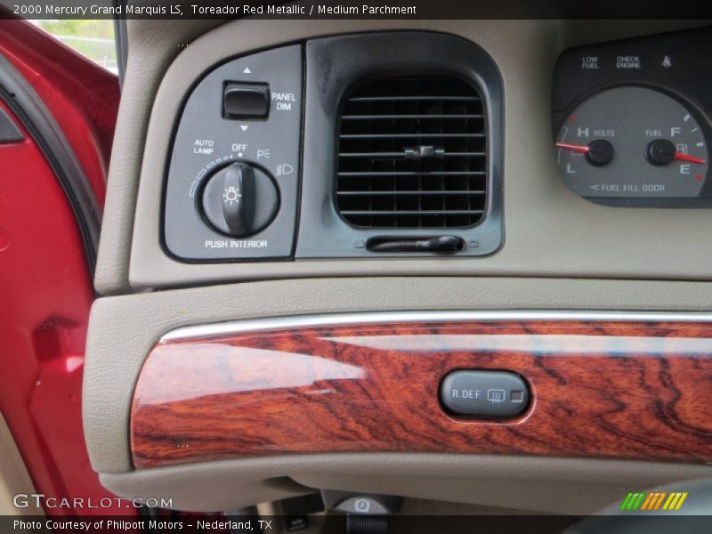 Toreador Red Metallic / Medium Parchment 2000 Mercury Grand Marquis LS