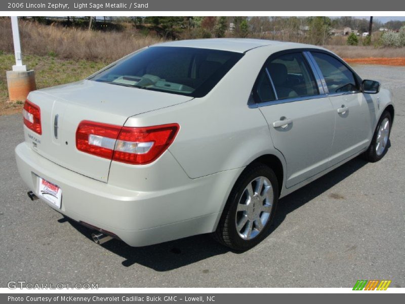 Light Sage Metallic / Sand 2006 Lincoln Zephyr