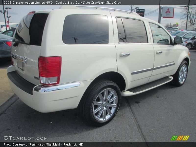 Cool Vanilla / Dark Slate Gray/Light Slate Gray 2008 Chrysler Aspen Limited 4WD