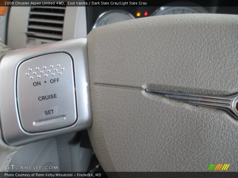 Cool Vanilla / Dark Slate Gray/Light Slate Gray 2008 Chrysler Aspen Limited 4WD
