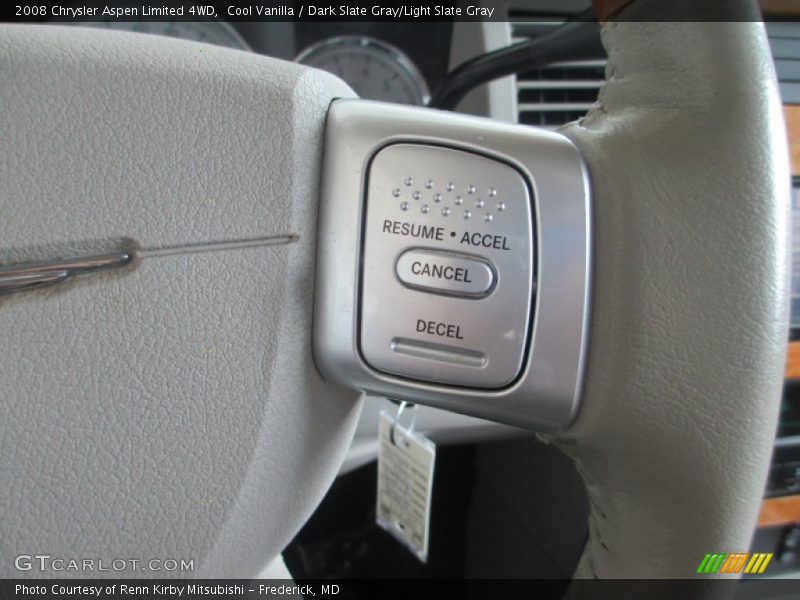Cool Vanilla / Dark Slate Gray/Light Slate Gray 2008 Chrysler Aspen Limited 4WD