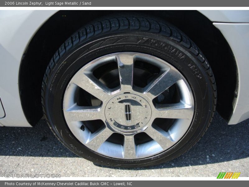 Light Sage Metallic / Sand 2006 Lincoln Zephyr