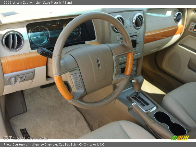 Light Sage Metallic / Sand 2006 Lincoln Zephyr