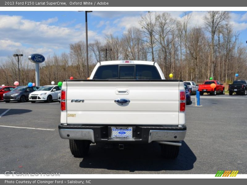 Oxford White / Adobe 2013 Ford F150 Lariat SuperCrew