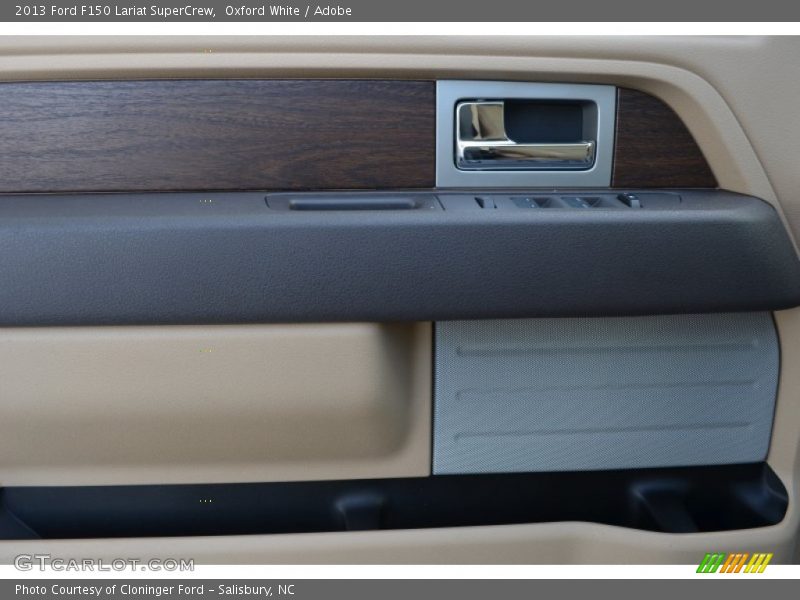 Oxford White / Adobe 2013 Ford F150 Lariat SuperCrew