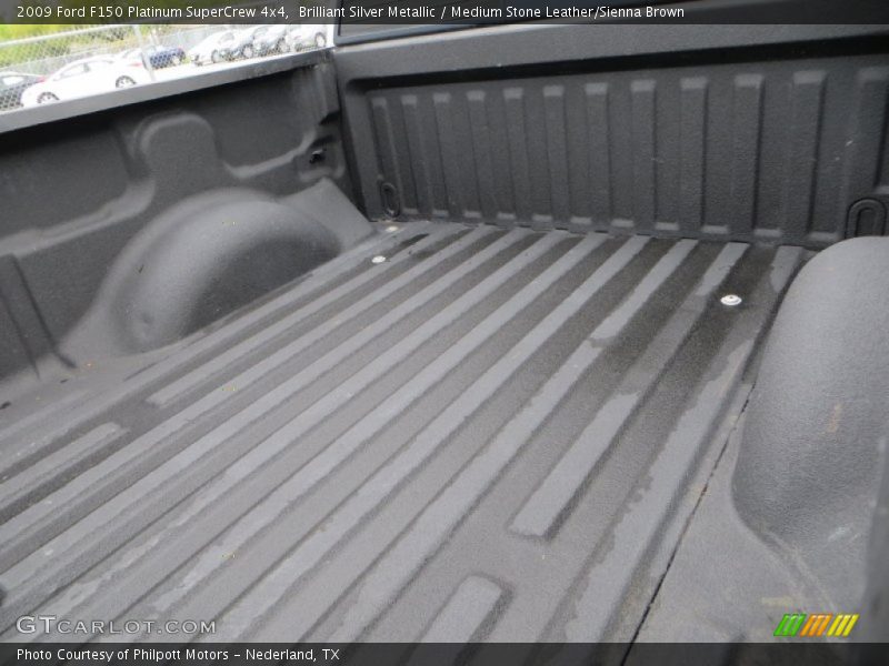 Brilliant Silver Metallic / Medium Stone Leather/Sienna Brown 2009 Ford F150 Platinum SuperCrew 4x4