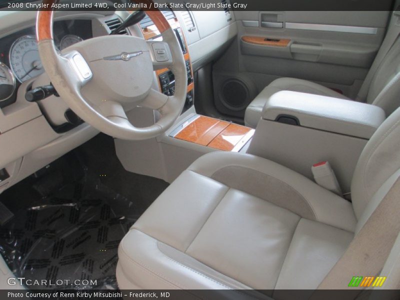 Cool Vanilla / Dark Slate Gray/Light Slate Gray 2008 Chrysler Aspen Limited 4WD