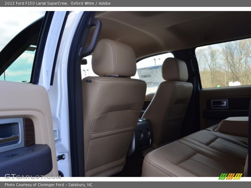 Oxford White / Adobe 2013 Ford F150 Lariat SuperCrew
