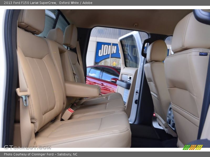 Oxford White / Adobe 2013 Ford F150 Lariat SuperCrew