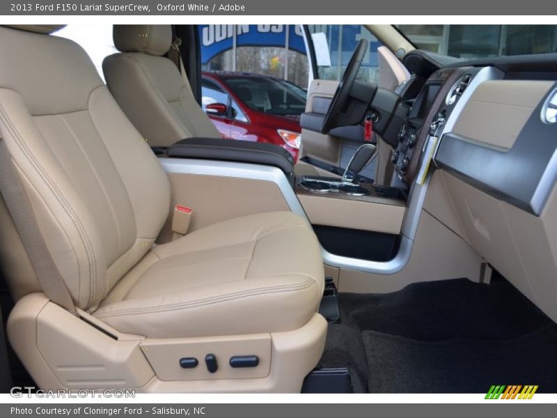 Oxford White / Adobe 2013 Ford F150 Lariat SuperCrew