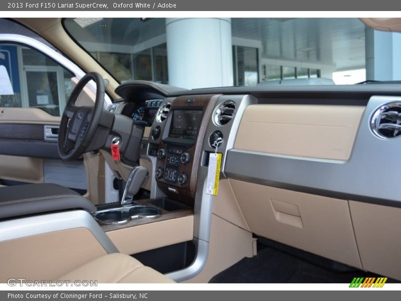 Oxford White / Adobe 2013 Ford F150 Lariat SuperCrew