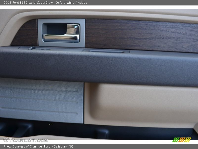 Oxford White / Adobe 2013 Ford F150 Lariat SuperCrew