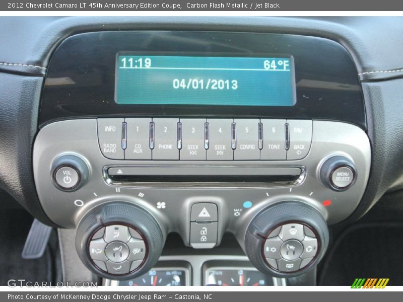 Audio System of 2012 Camaro LT 45th Anniversary Edition Coupe