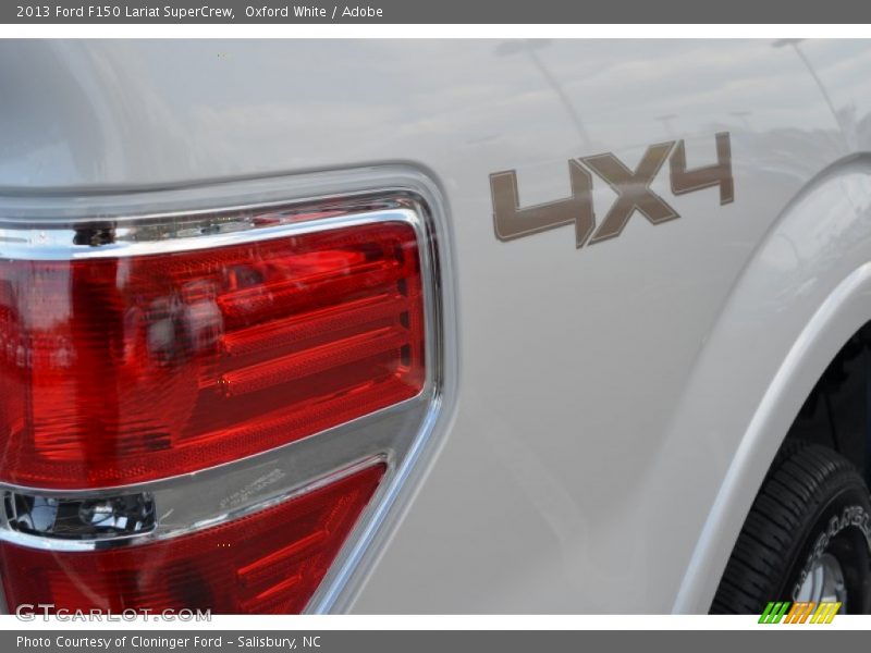 Oxford White / Adobe 2013 Ford F150 Lariat SuperCrew