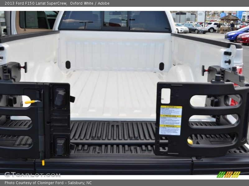 Oxford White / Adobe 2013 Ford F150 Lariat SuperCrew