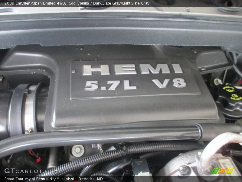 Cool Vanilla / Dark Slate Gray/Light Slate Gray 2008 Chrysler Aspen Limited 4WD