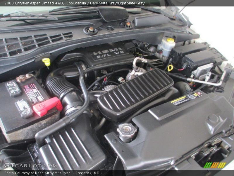 Cool Vanilla / Dark Slate Gray/Light Slate Gray 2008 Chrysler Aspen Limited 4WD