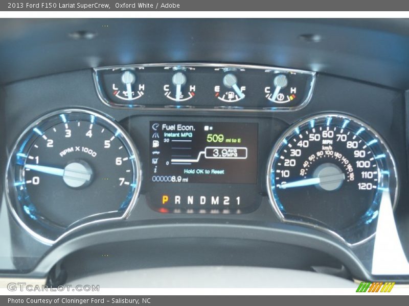 Oxford White / Adobe 2013 Ford F150 Lariat SuperCrew