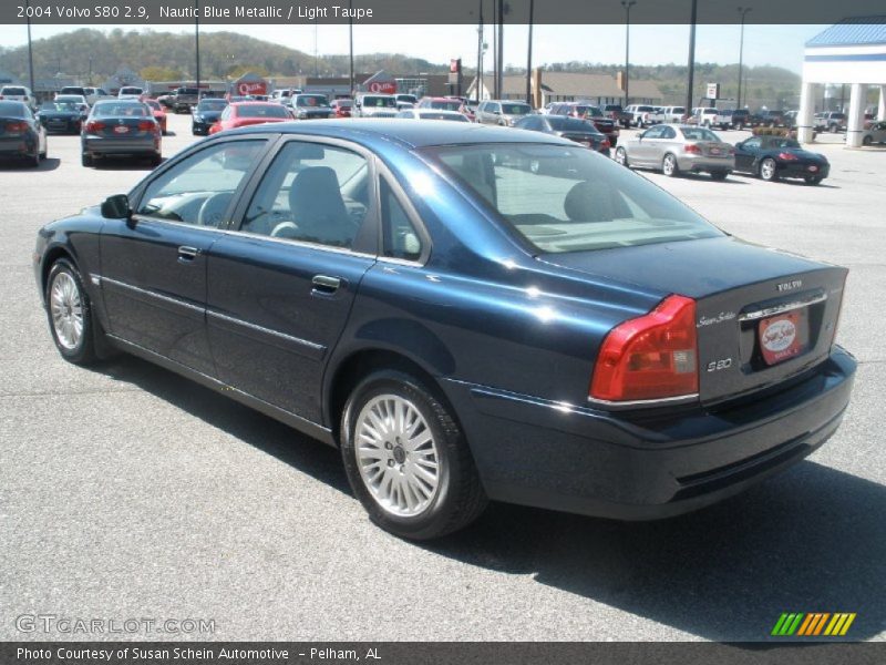 Nautic Blue Metallic / Light Taupe 2004 Volvo S80 2.9