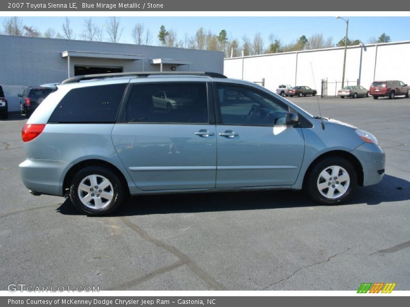 Blue Mirage Metallic / Stone 2007 Toyota Sienna LE