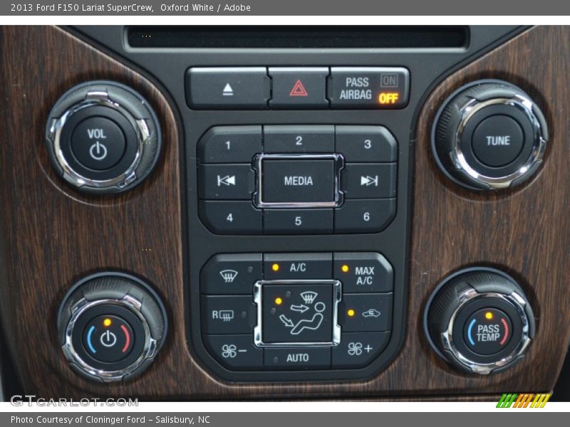 Oxford White / Adobe 2013 Ford F150 Lariat SuperCrew