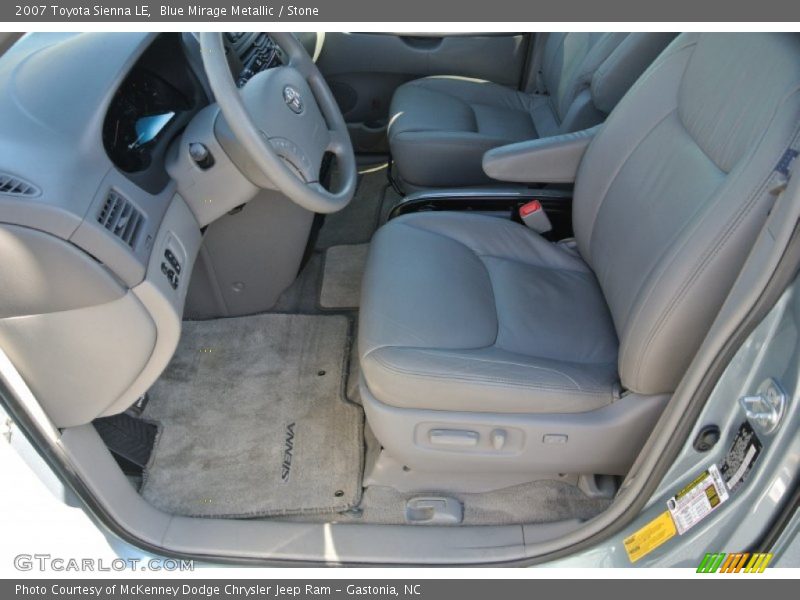 Blue Mirage Metallic / Stone 2007 Toyota Sienna LE