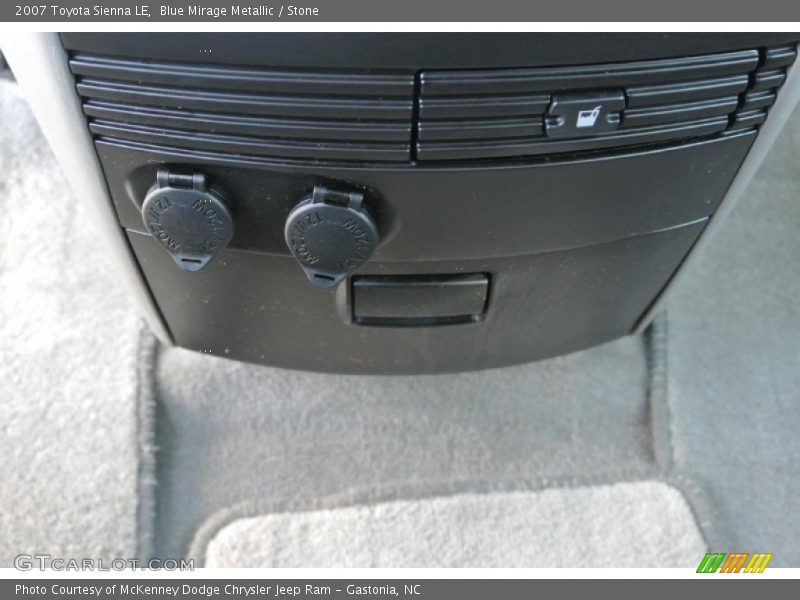 Blue Mirage Metallic / Stone 2007 Toyota Sienna LE