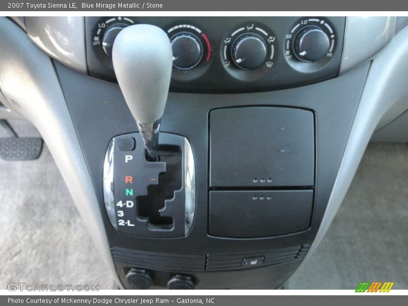 Blue Mirage Metallic / Stone 2007 Toyota Sienna LE