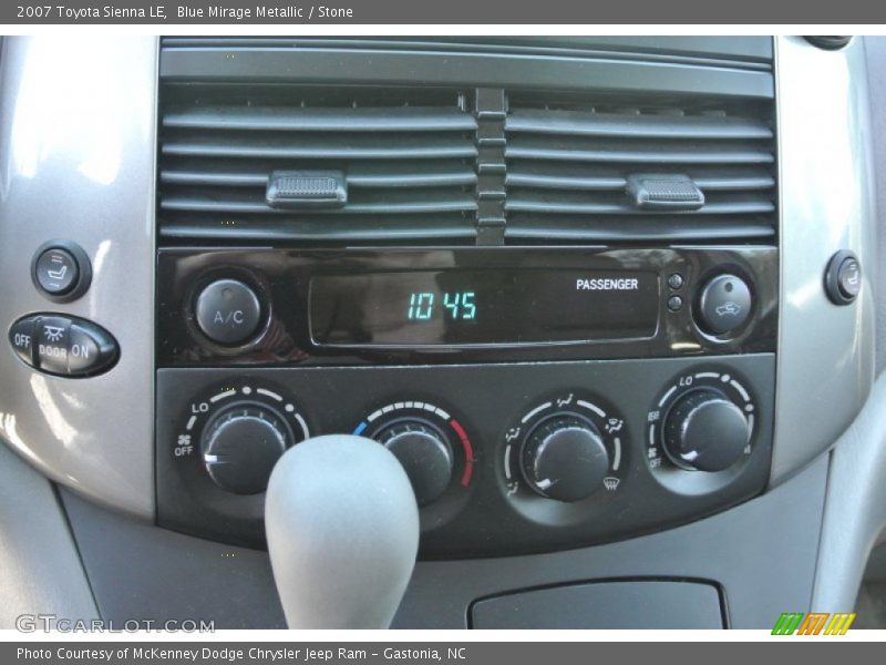 Blue Mirage Metallic / Stone 2007 Toyota Sienna LE