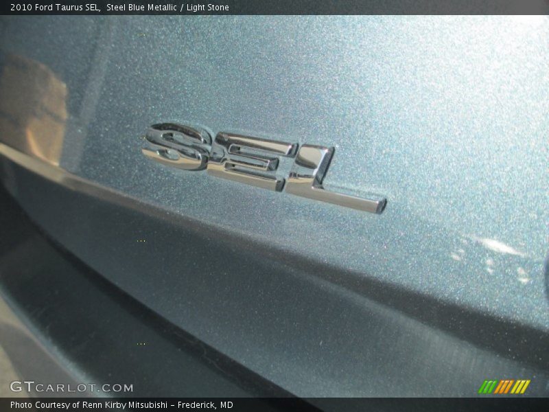 Steel Blue Metallic / Light Stone 2010 Ford Taurus SEL