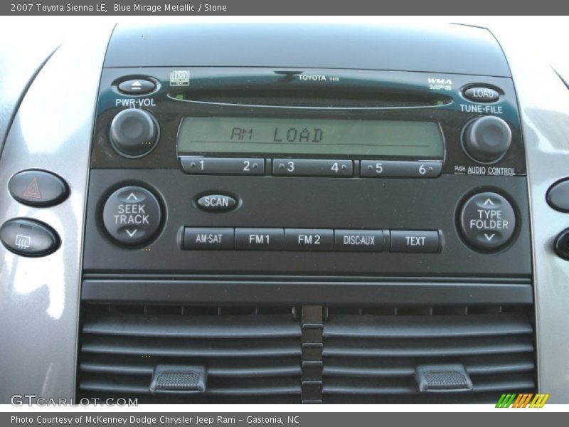 Blue Mirage Metallic / Stone 2007 Toyota Sienna LE