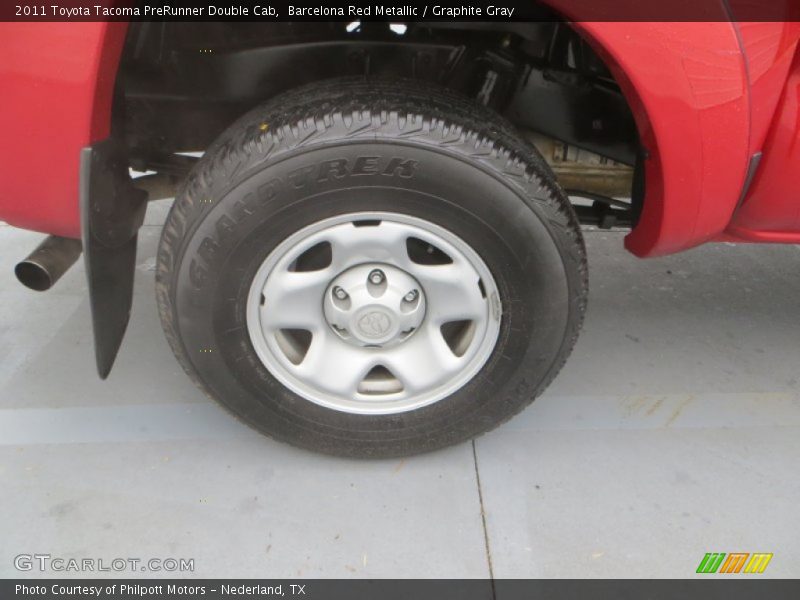 Barcelona Red Metallic / Graphite Gray 2011 Toyota Tacoma PreRunner Double Cab