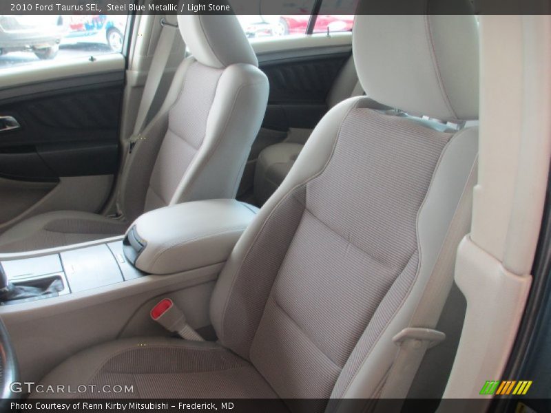 Steel Blue Metallic / Light Stone 2010 Ford Taurus SEL