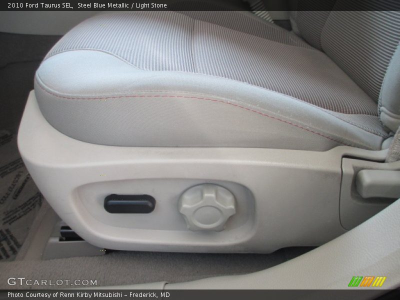 Steel Blue Metallic / Light Stone 2010 Ford Taurus SEL
