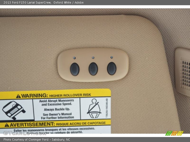 Oxford White / Adobe 2013 Ford F150 Lariat SuperCrew