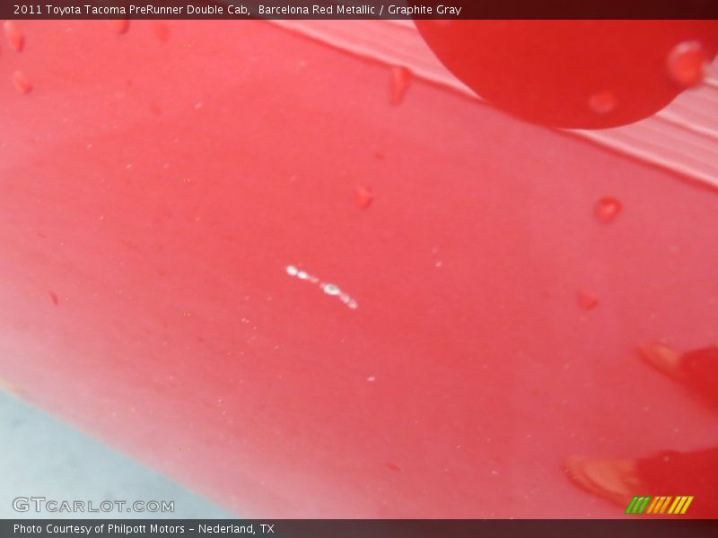 Barcelona Red Metallic / Graphite Gray 2011 Toyota Tacoma PreRunner Double Cab