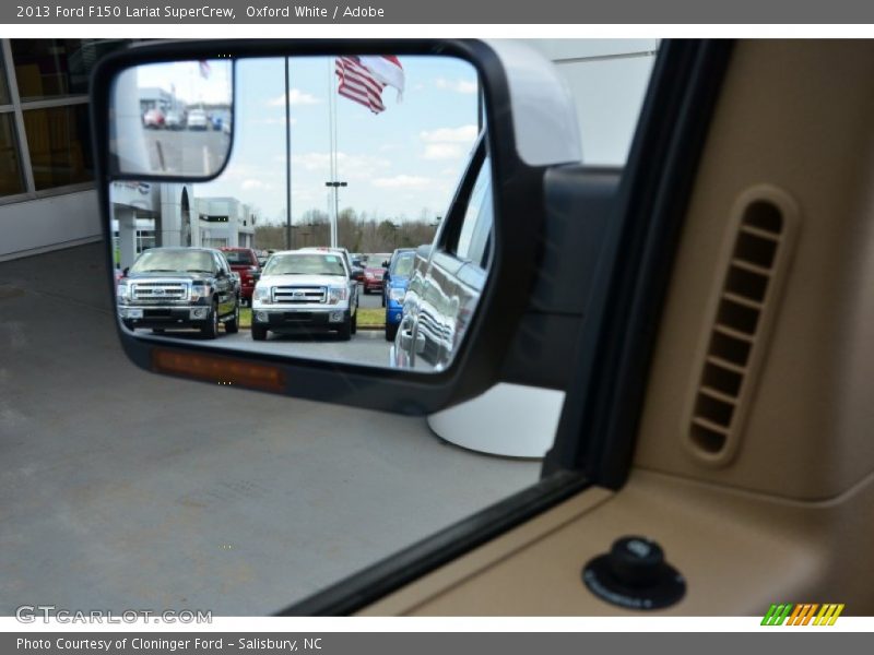 Oxford White / Adobe 2013 Ford F150 Lariat SuperCrew