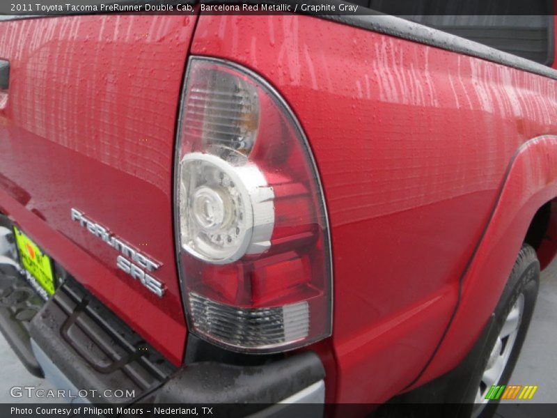 Barcelona Red Metallic / Graphite Gray 2011 Toyota Tacoma PreRunner Double Cab