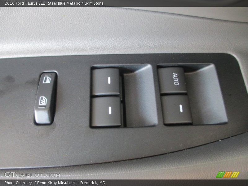Steel Blue Metallic / Light Stone 2010 Ford Taurus SEL